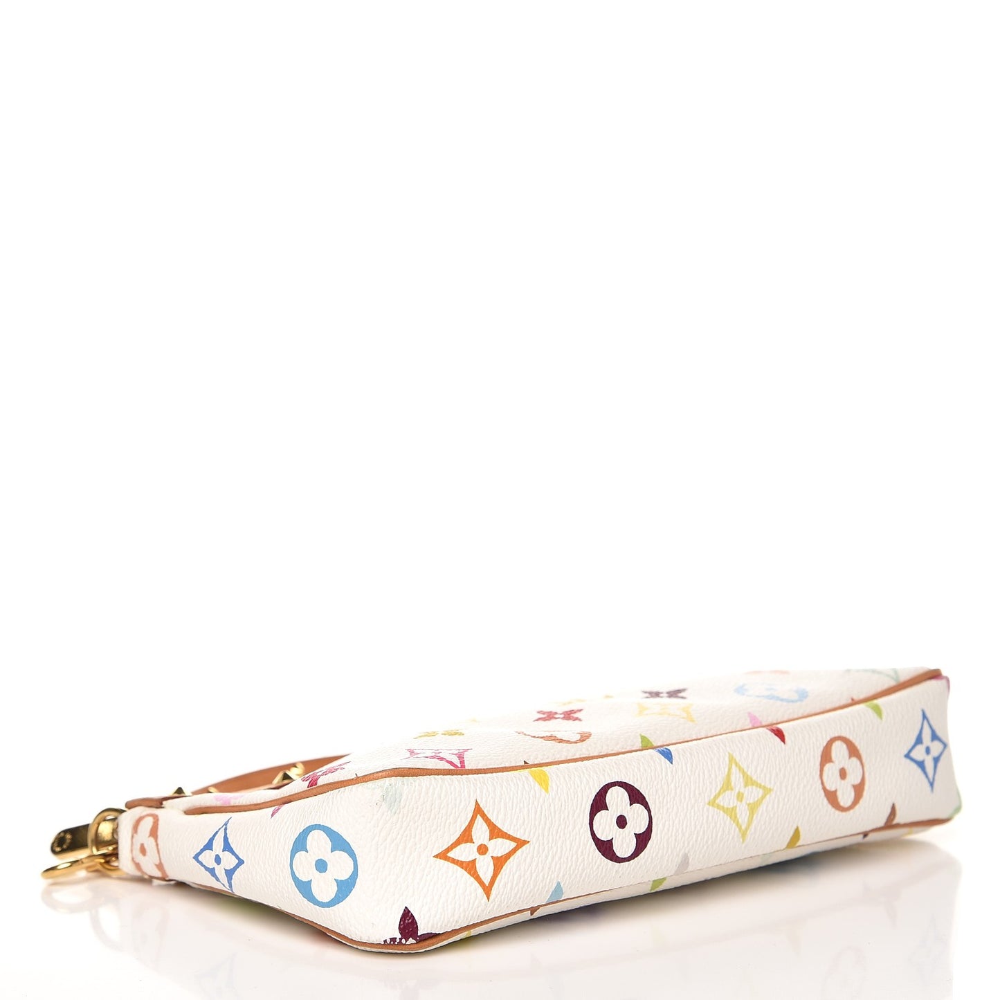 Monogram Multicolor Pochette Accessories White