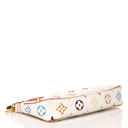 Louis Vuitton Monogram Multicolor Pochette Accessories White 4 of 14