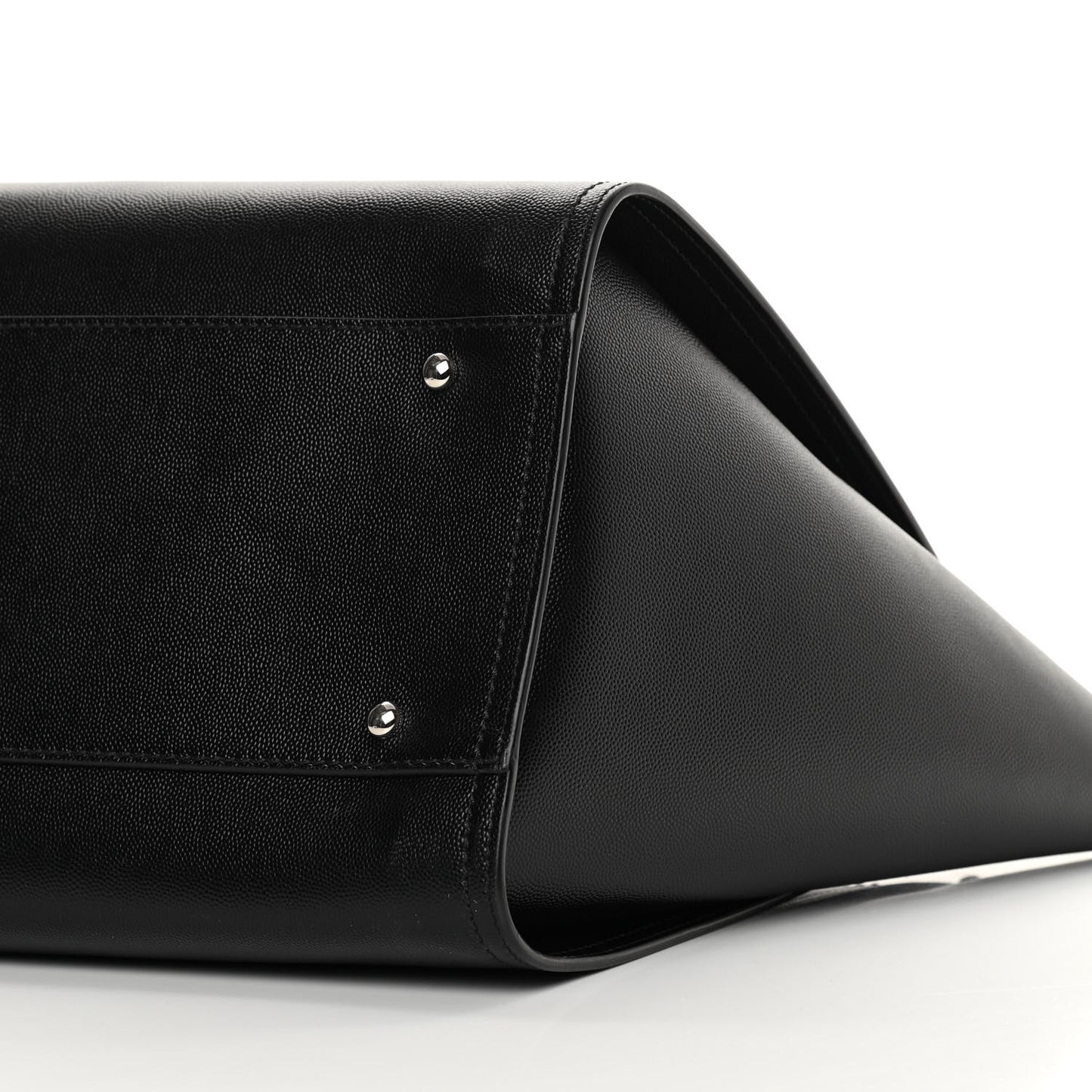 Caviar Medium Studded Deauville Tote Black