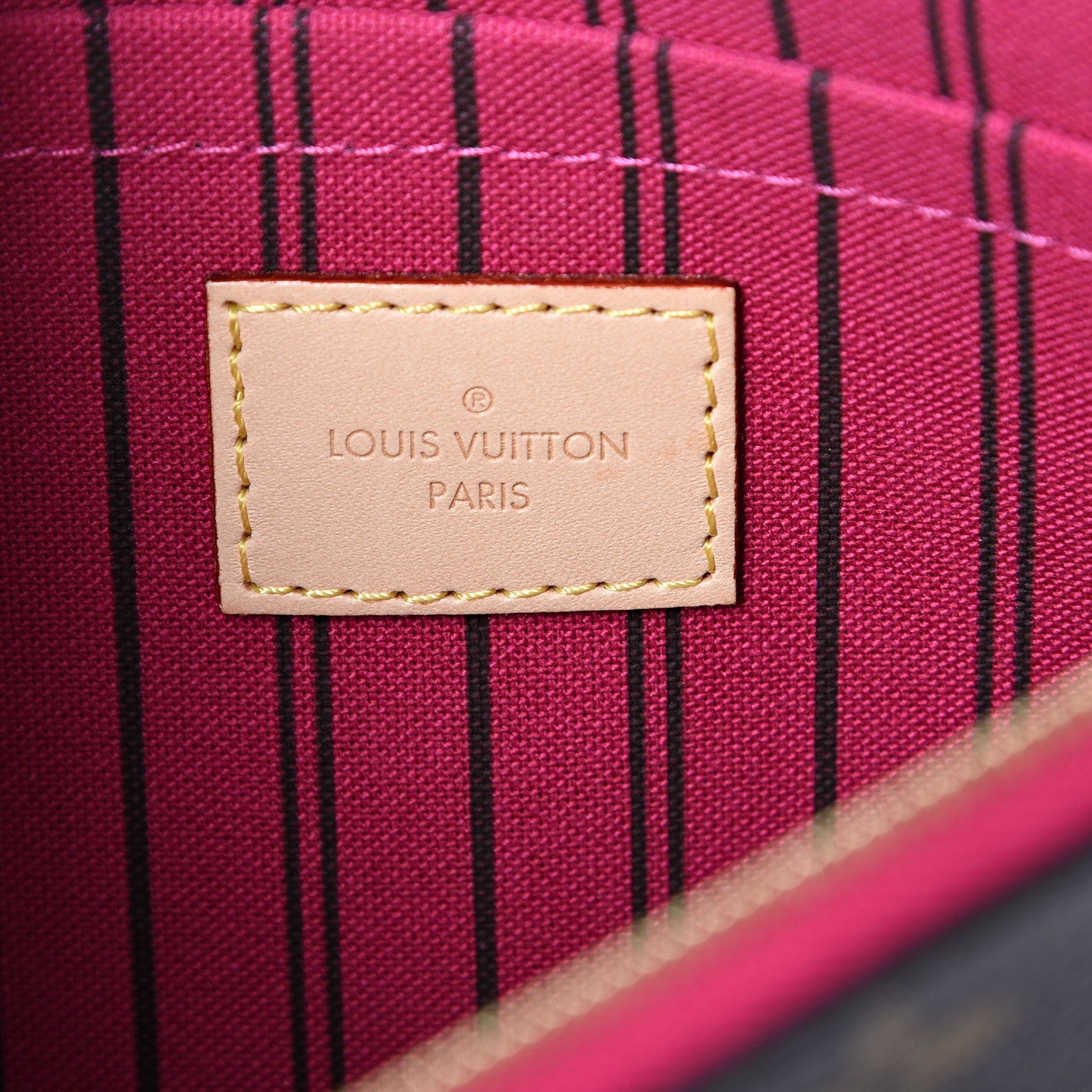 Louis Vuitton Monogram Neverfull MM GM Pochette Pivoine 5 of 11