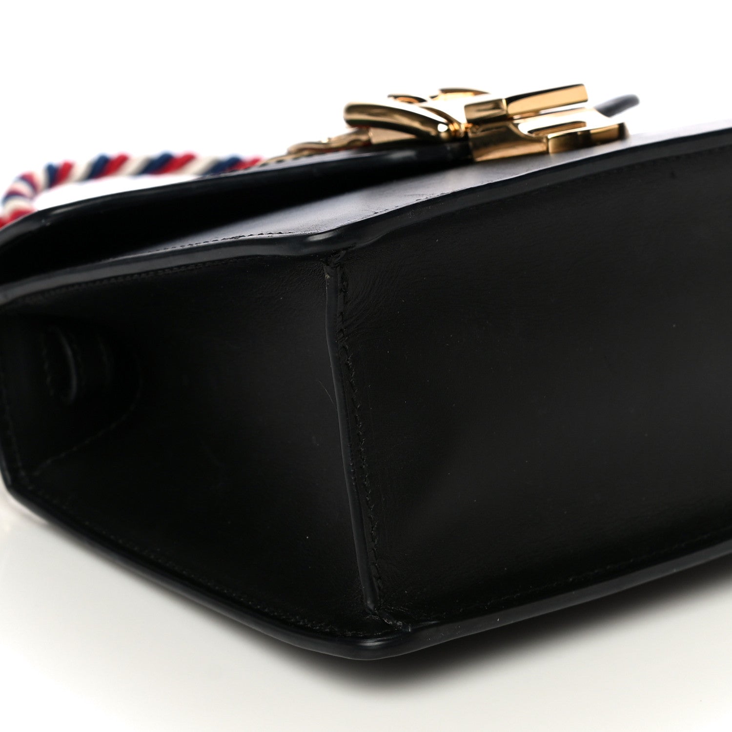 Gucci Calfskin Mini Sylvie Top Handle Bag Black 14 of 21