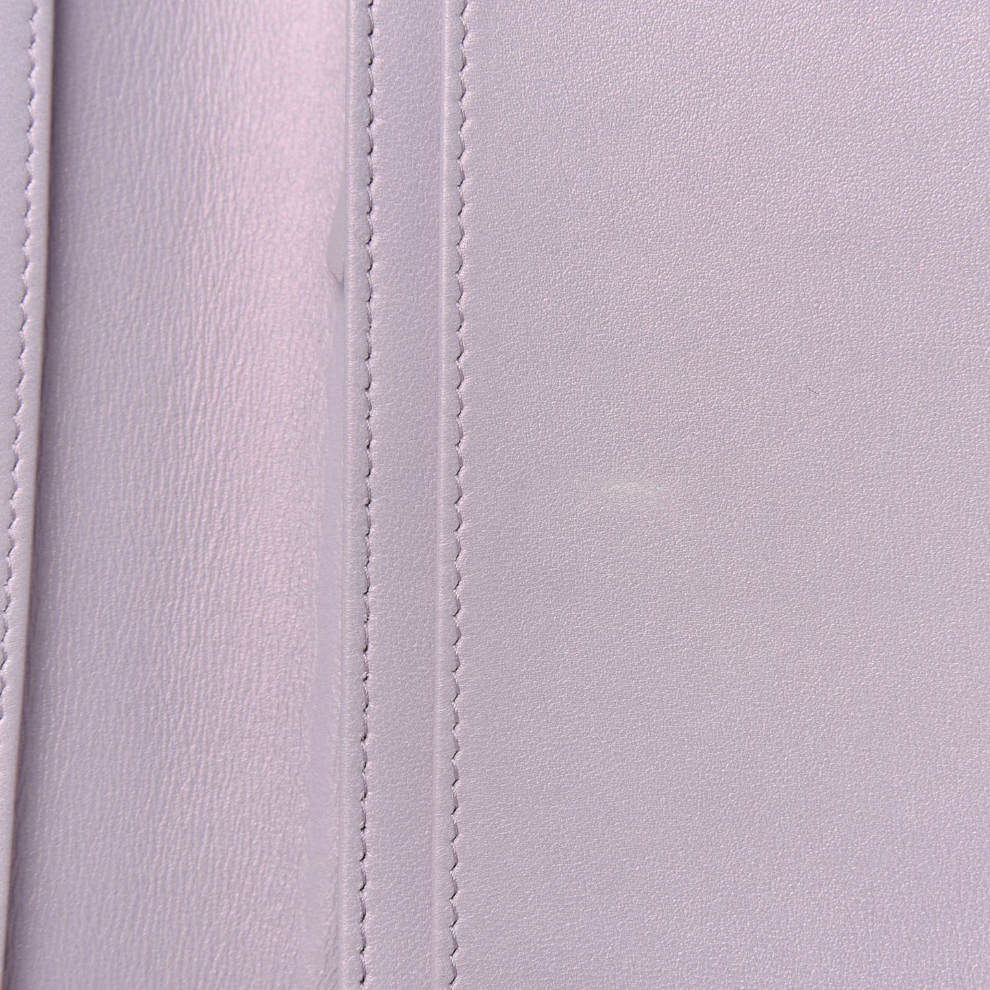 Metallic Patent Calfskin Quilted Boy Yen Wallet Purple