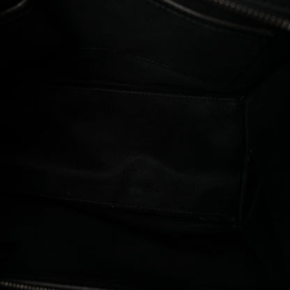 Celine Drummed Calfskin Micro Luggage Black 5 of 9