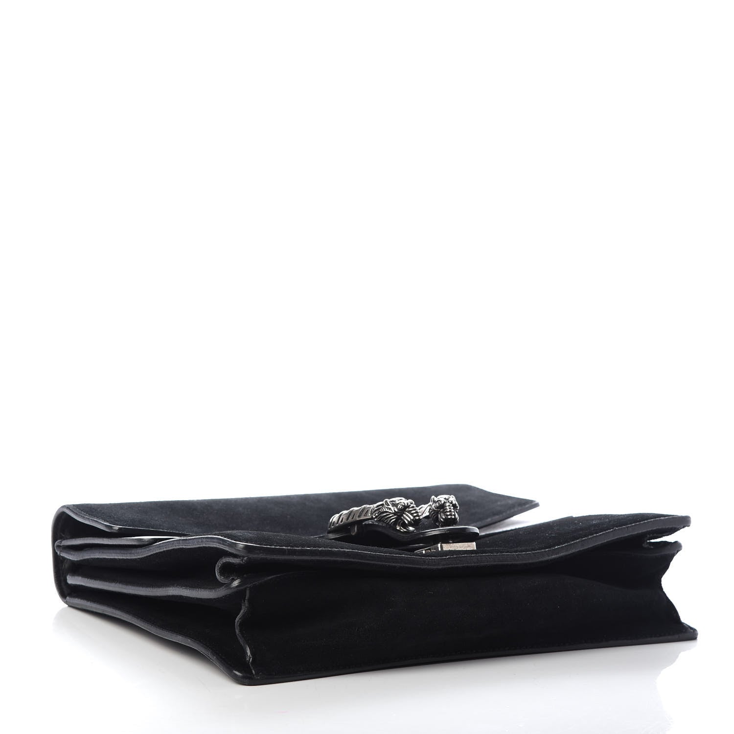 Gucci Suede Medium Dionysus Shoulder Bag Black 4 of 9