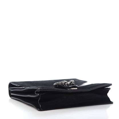Gucci Suede Medium Dionysus Shoulder Bag Black 4 of 9