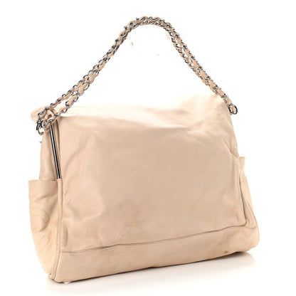 Chanel Lambskin Large Ultimate Soft Tote Beige 2 of 17