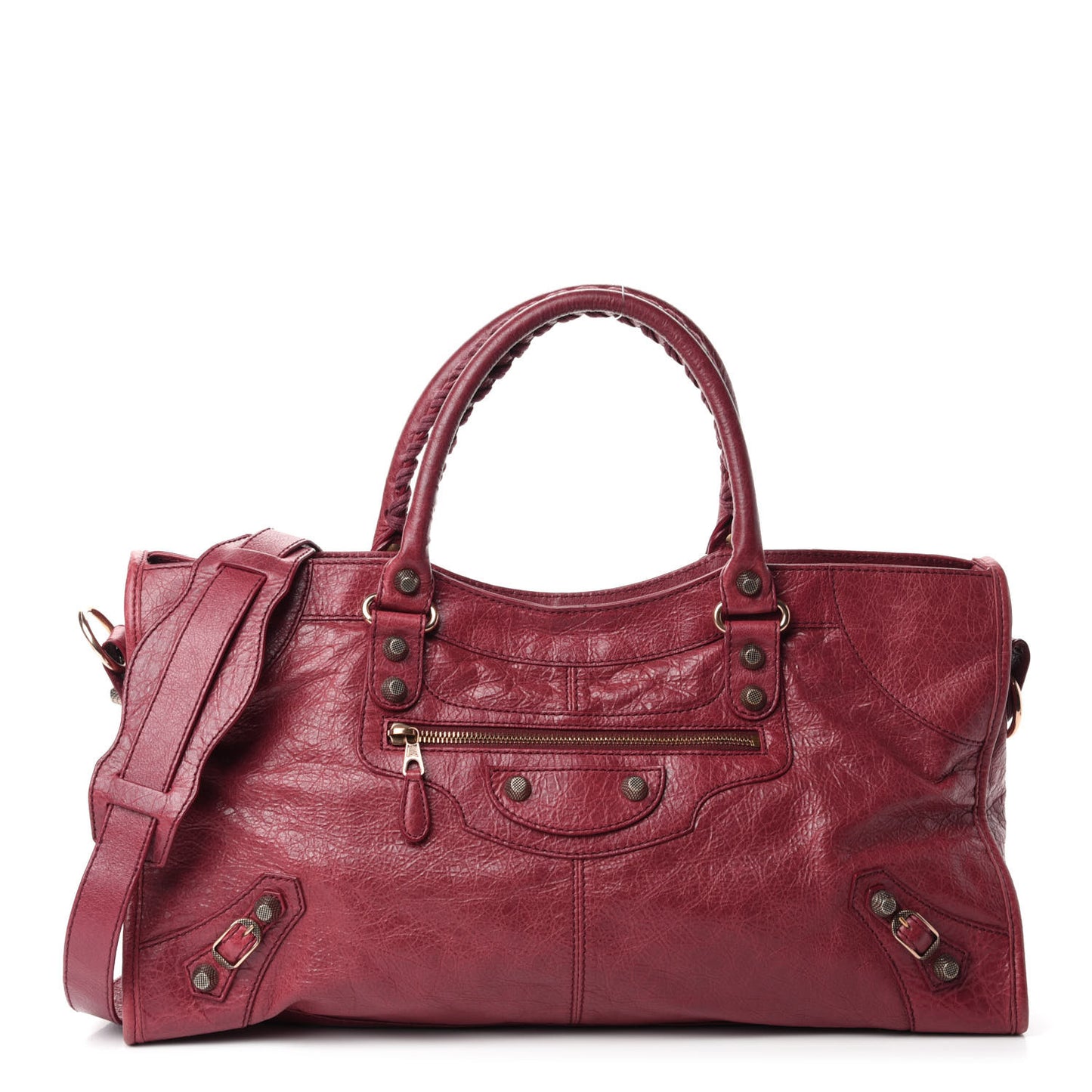 Agneau Giant 12 Rose Gold Hardware Part Time Cassis