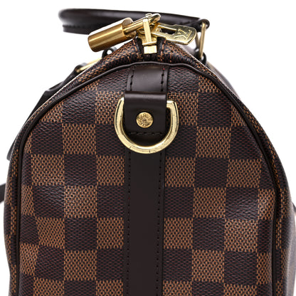 Louis Vuitton Damier Ebene Speedy Bandouliere 25 16 of 17
