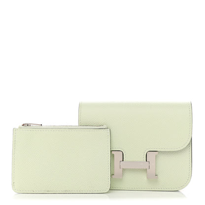 Hermes Epsom Constance Slim Wallet Vert Fizz 1 of 9