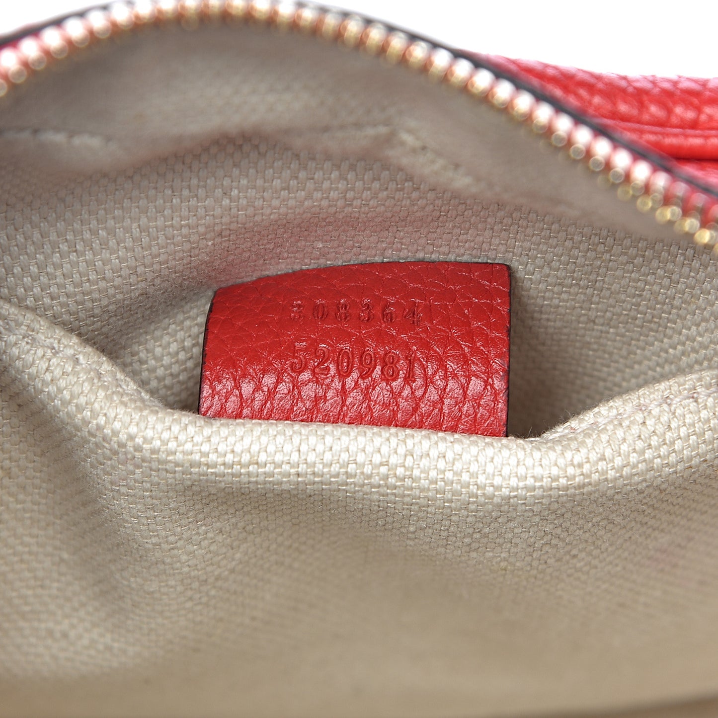 Pebbled Calfskin Small Soho Disco Bag Tabasco Red