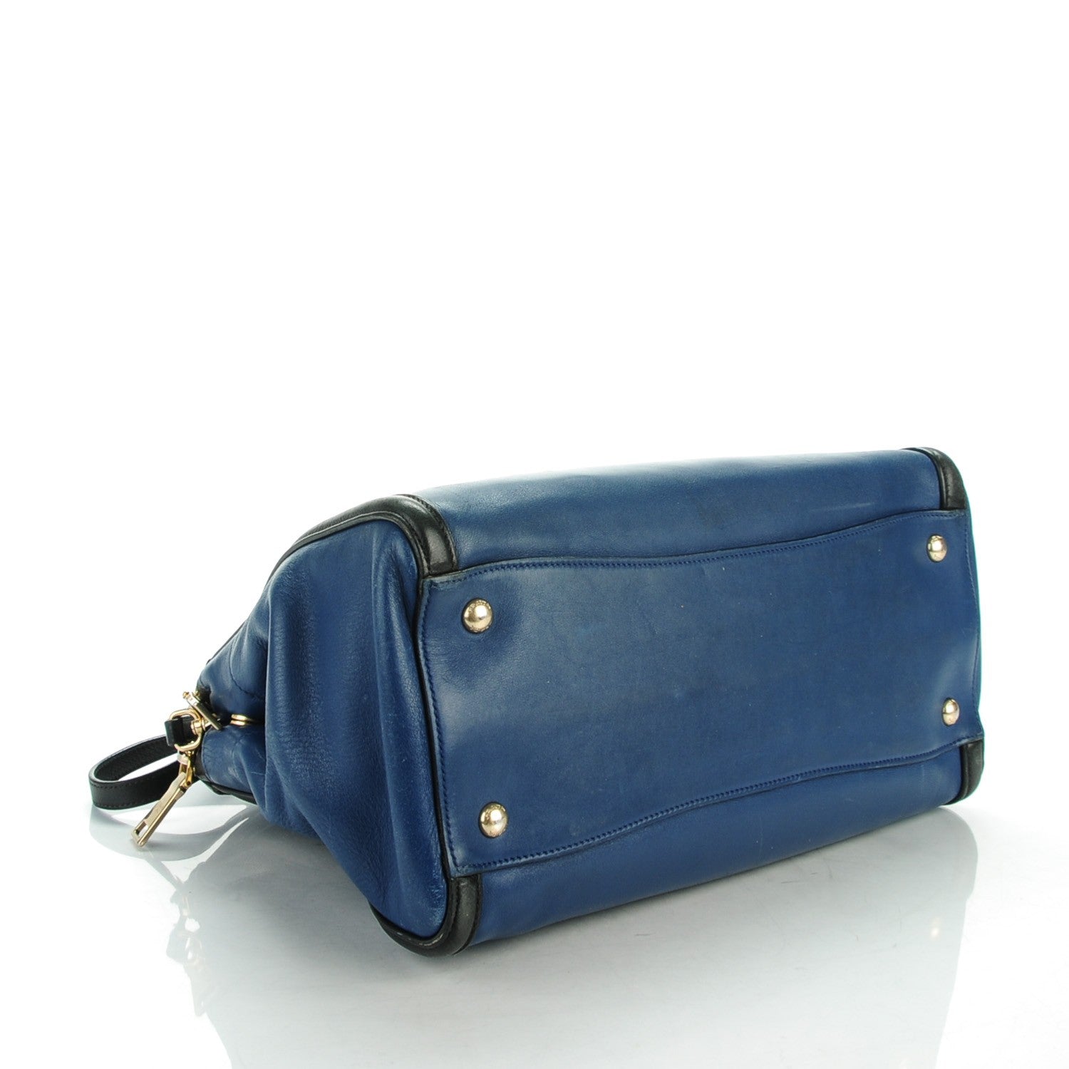 Prada Saffiano Vitello Bi-Color Large Double Zip Tote 4 of 9