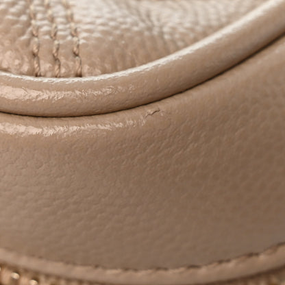 Saint Laurent Grain de Poudre Quilted 80's Vanity Bag Dark Beige 13 of 13