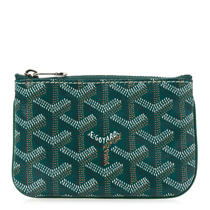 Goyard Goyardine Nano Senat Key Pouch Green 1 of 8