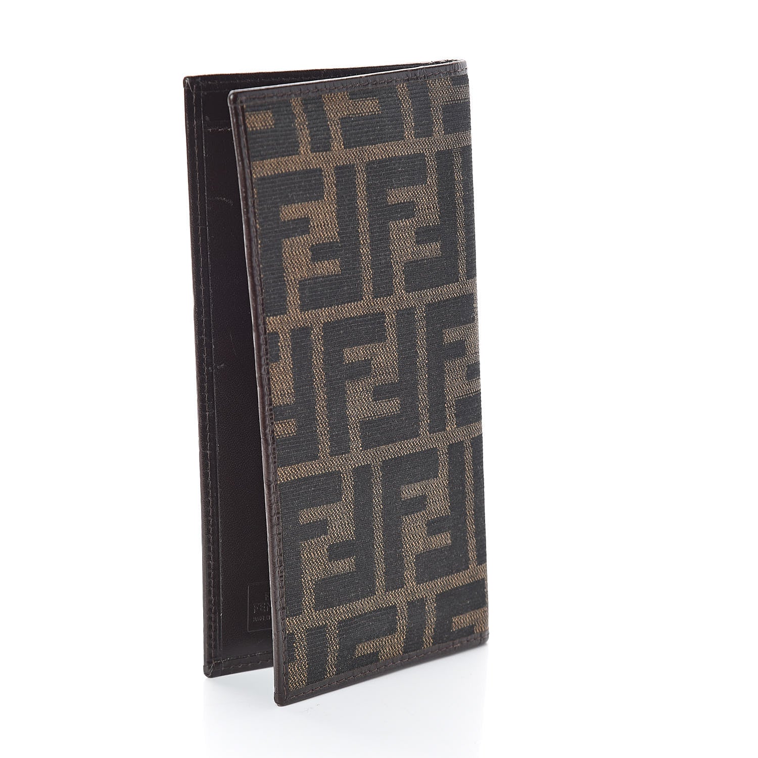 Fendi Zucca Vertical Wallet Tobacco 3 of 6