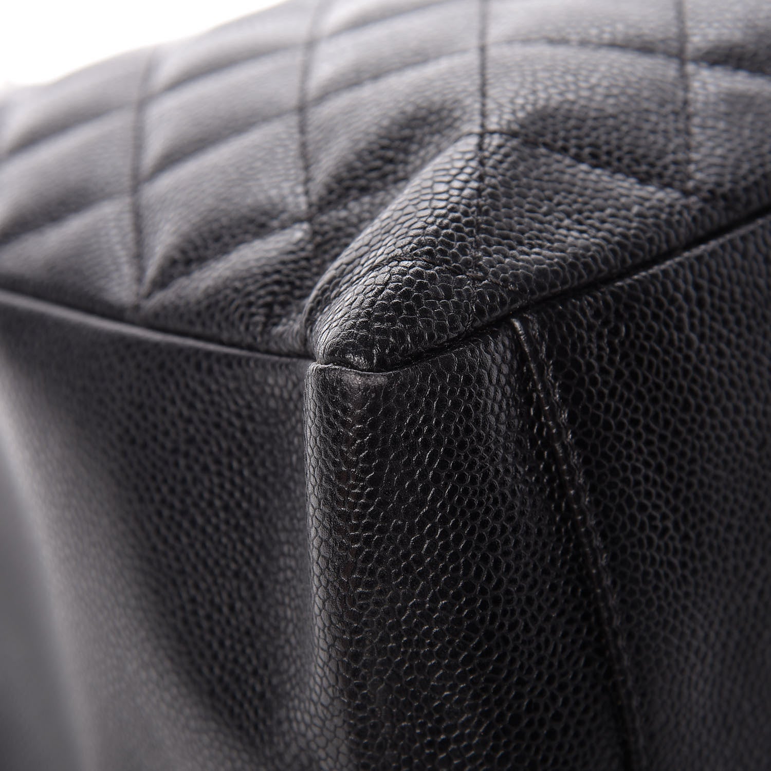 Chanel Caviar Quilted Grand Shopping Tote GST Black 8 of 14
