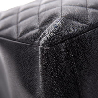 Chanel Caviar Quilted Grand Shopping Tote GST Black 8 of 14