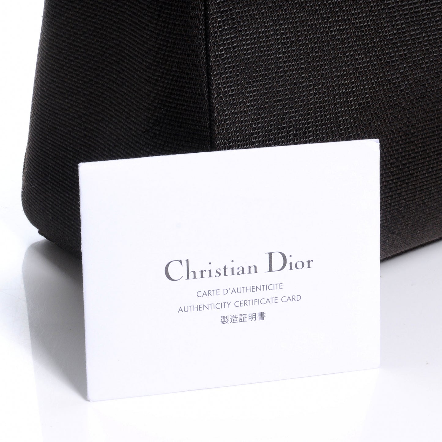 Canvas Medium Lady Dior Dark Brown
