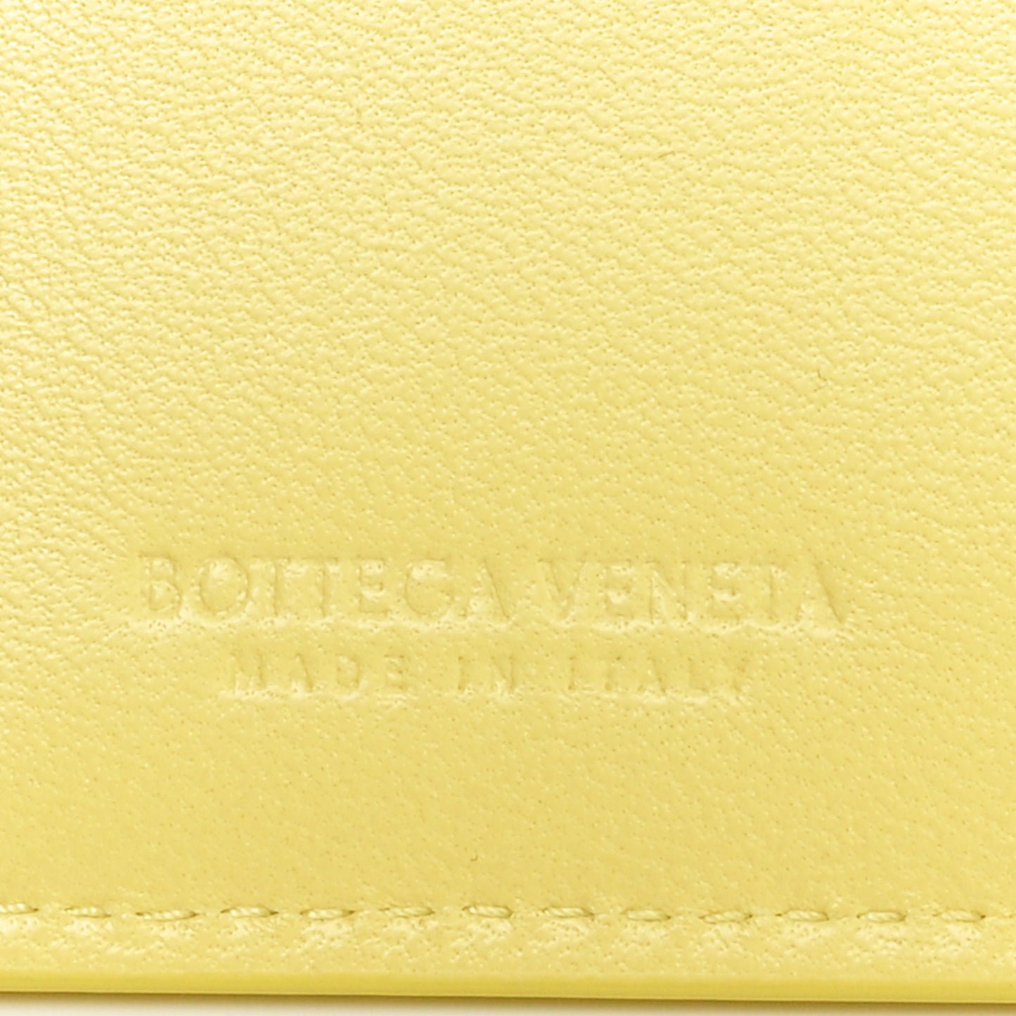 Nappa Intreccio Cassette Credit Card Holder Sherbert