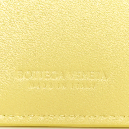 Bottega Veneta Nappa Intreccio Cassette Credit Card Holder Sherbert 6 of 8