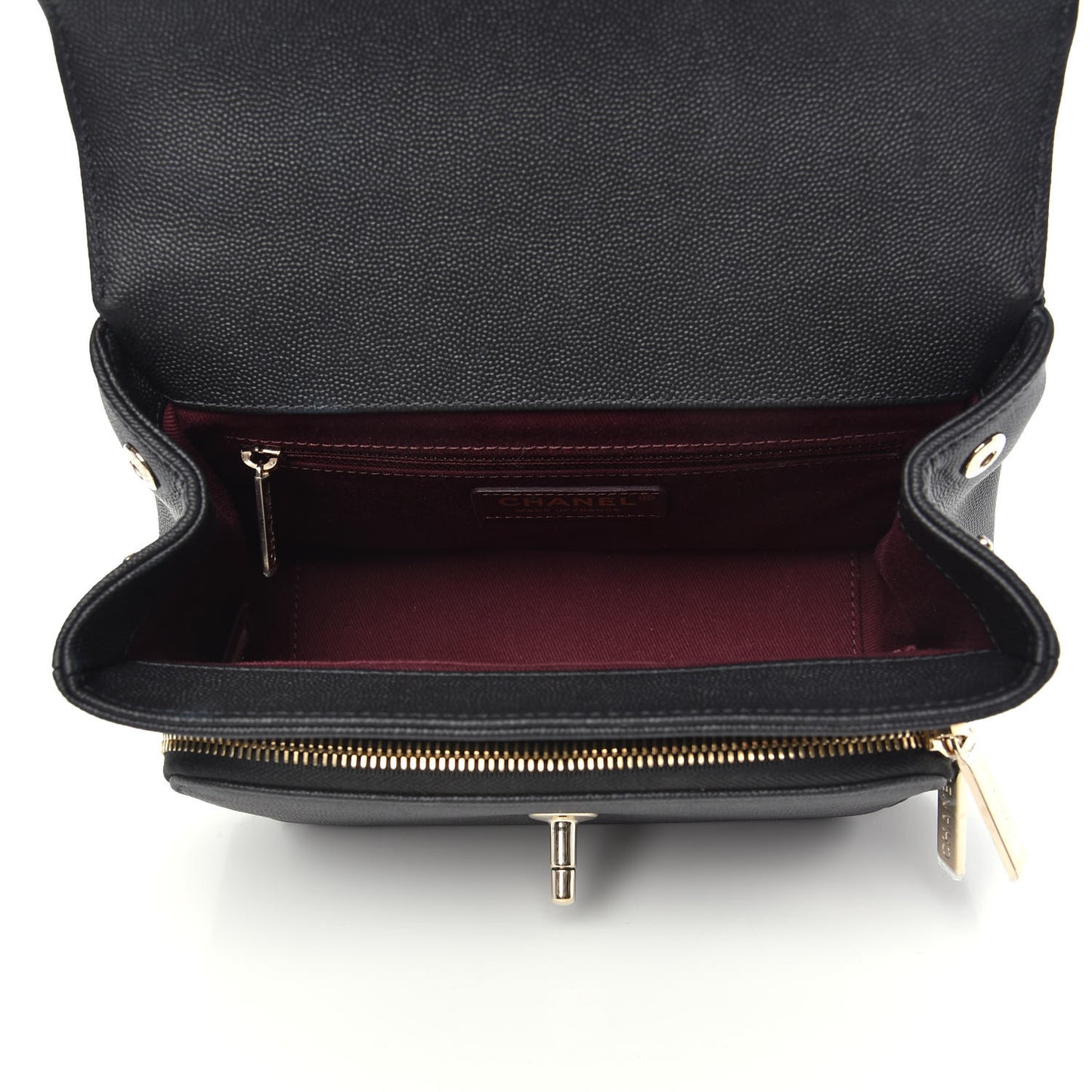 Caviar Quilted Medium Business Affinity Flap Black