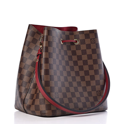 Louis Vuitton Damier Ebene Neonoe MM Cherry Berry 3 of 10