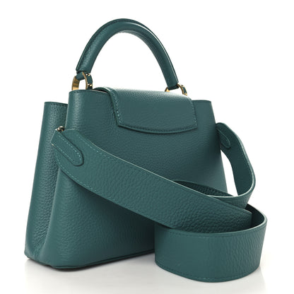 Louis Vuitton Taurillon Capucines BB Emerald 3 of 10