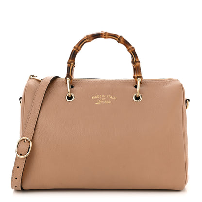 Gucci Calfskin Medium Bamboo Shopper Boston Camelia 1 of 11
