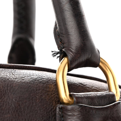 Prada Glace Calf Large Dome Satchel Moro 15 of 16