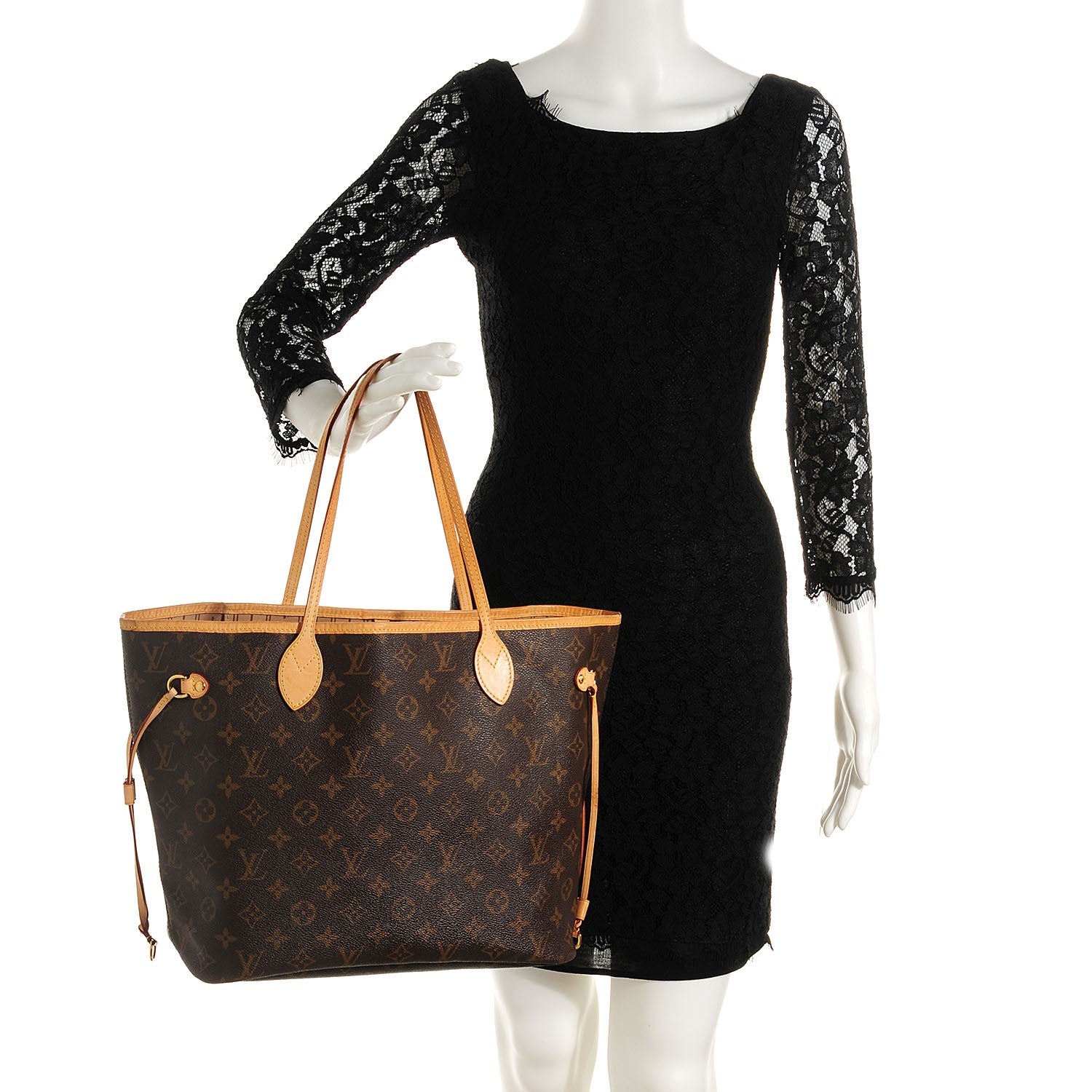 Louis Vuitton Monogram Neverfull MM 2 of 7