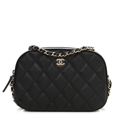 Chanel Caviar Quilted Vanity With Chain Black 3 of 10