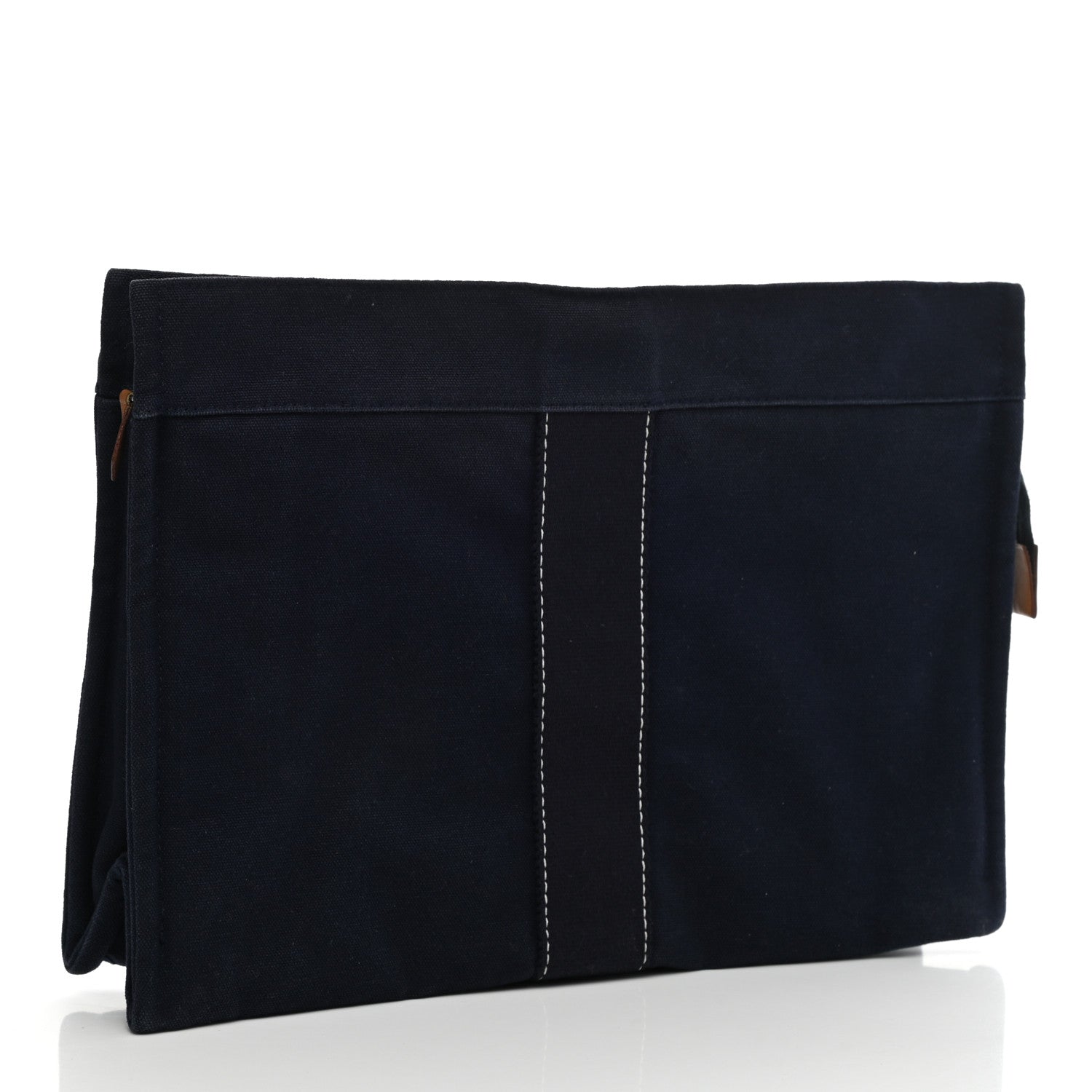 Hermes Cotton Canvas Herline Travel Cosmetic Pouch 3 of 7