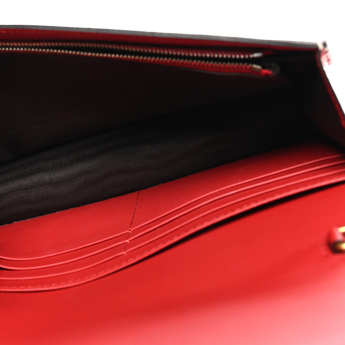 Gucci Calfskin Queen Margaret Chain Wallet Blue Agata Hibiscus Red Mystic White 5 of 9