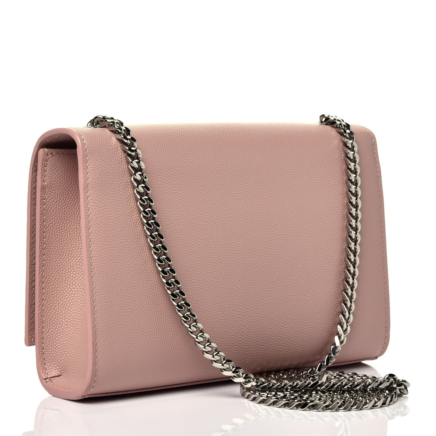 Grain De Poudre Small Classic Monogram Kate Tassel Satchel Pale Blush