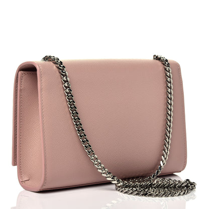 Saint Laurent Grain De Poudre Small Classic Monogram Kate Tassel Satchel Pale Blush 4 of 9