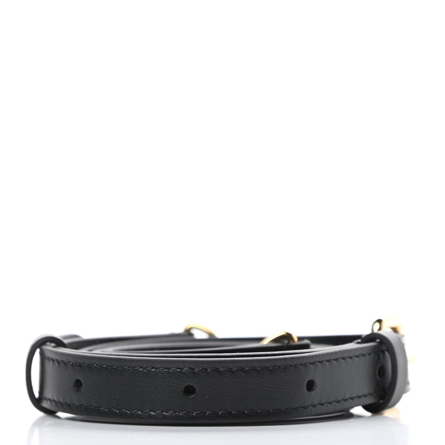 Calfskin Metis Adjustable Shoulder Strap Black