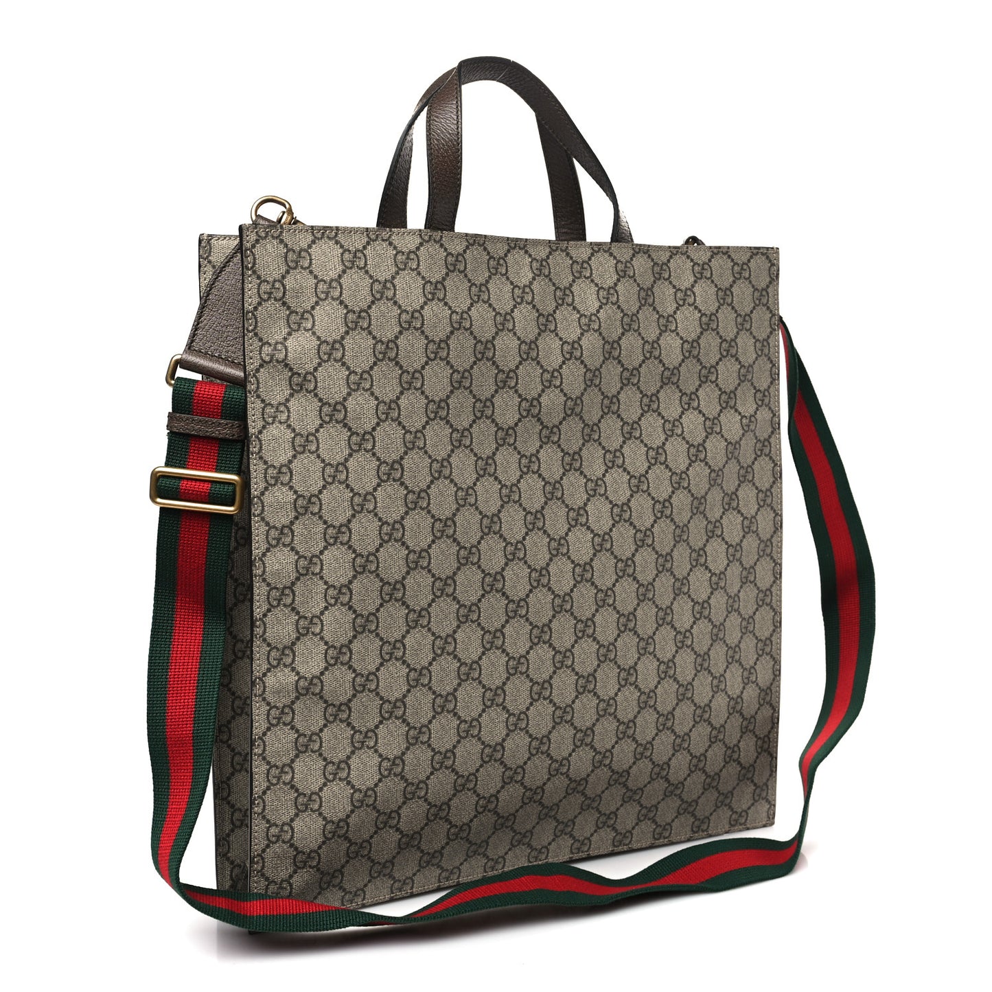 Soft GG Supreme Monogram Courrier Vertical Tote Beige New Acero