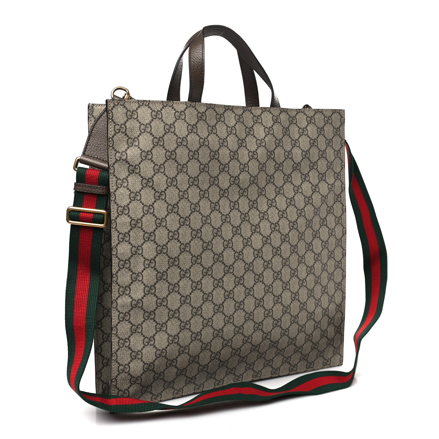 Gucci Soft GG Supreme Monogram Courrier Vertical Tote Beige New Acero 3 of 9