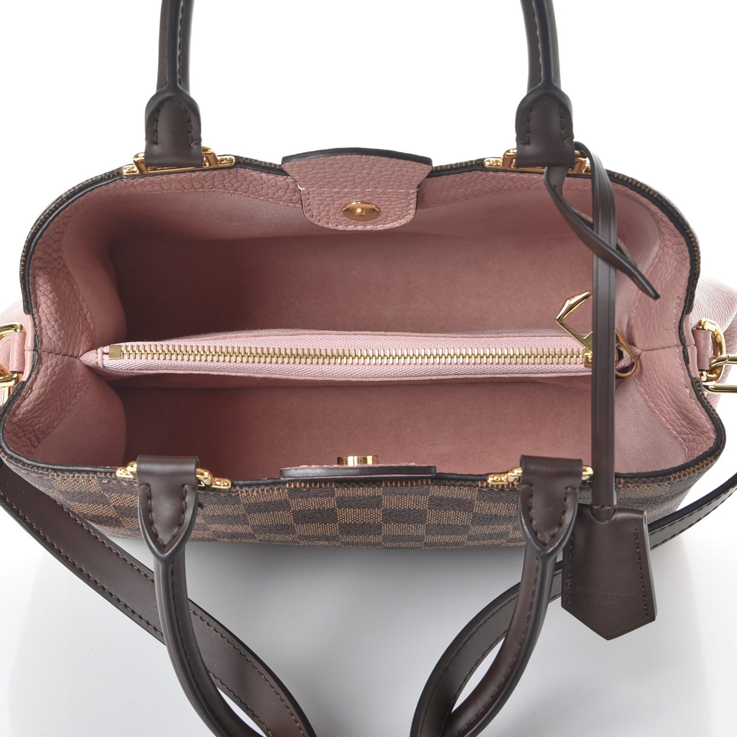 Damier Ebene Cuir Taurillon Brittany Magnolia