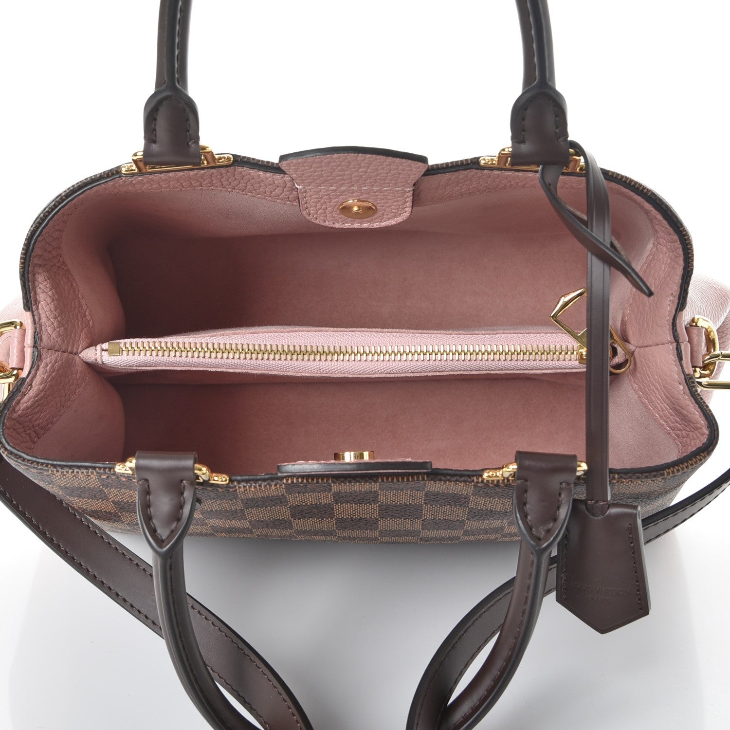 Louis Vuitton Damier Ebene Cuir Taurillon Brittany Magnolia 5 of 9