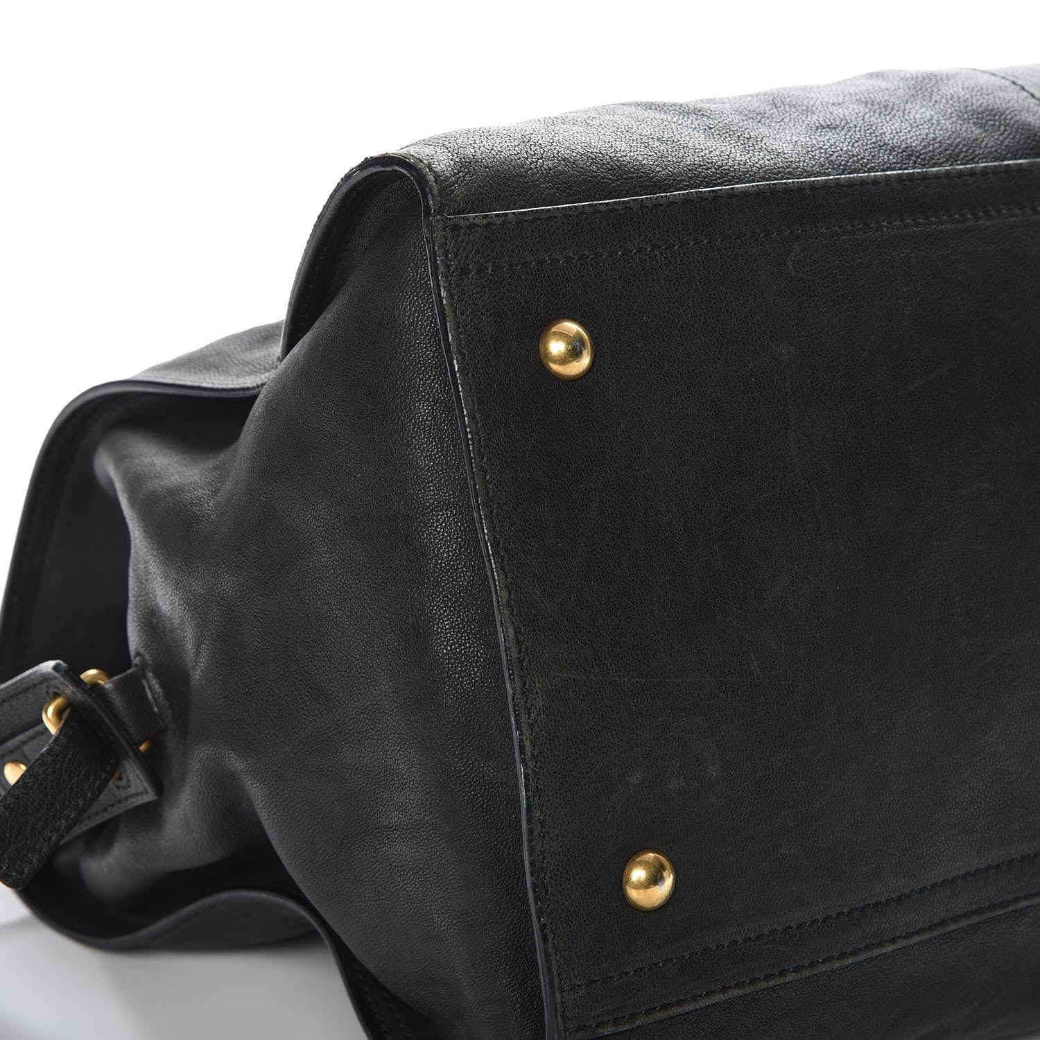 Saint Laurent Sheepskin Large Cabas ChYc Black 8 of 8