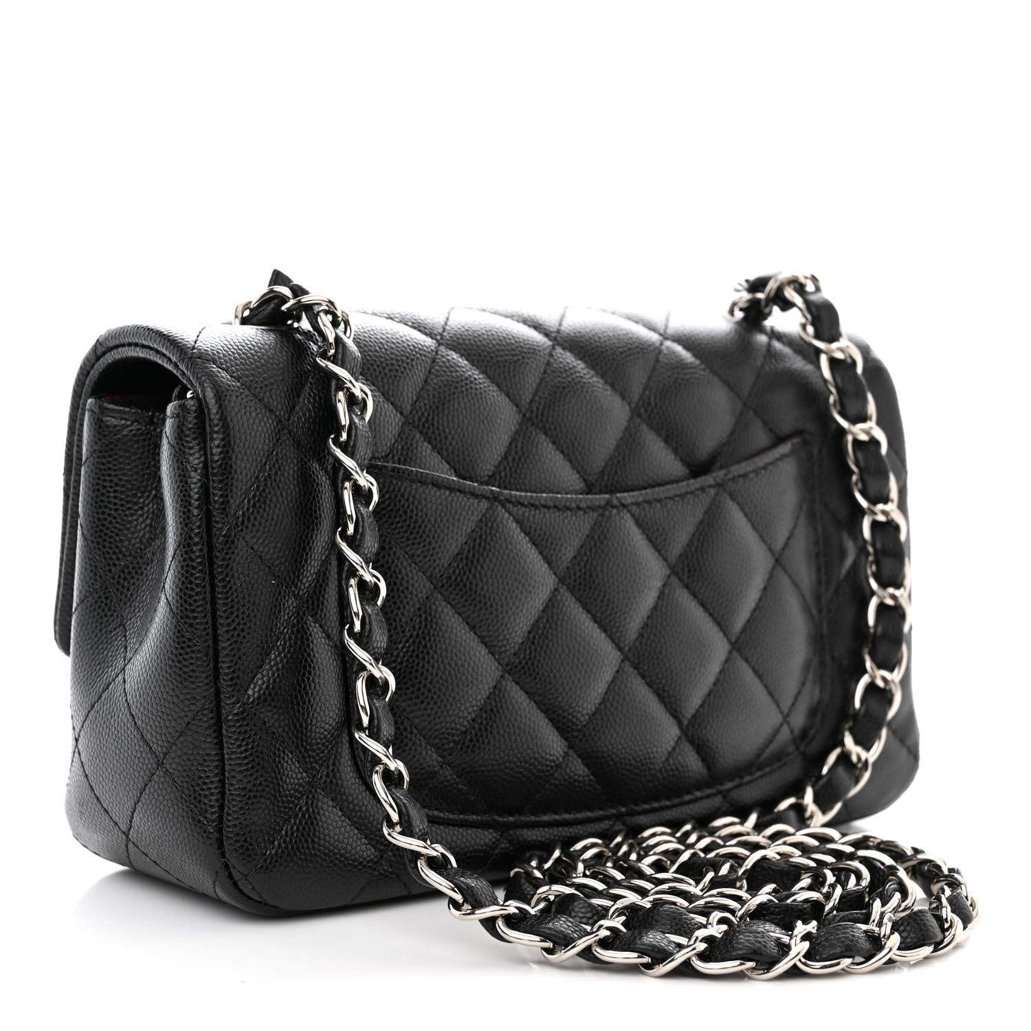 Chanel Caviar Quilted Mini Rectangular Flap Black 2 of 11