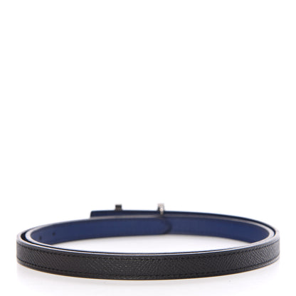 Hermes Swift Epsom 13mm Focus Belt 85 Bleu Saphir Black 3 of 7