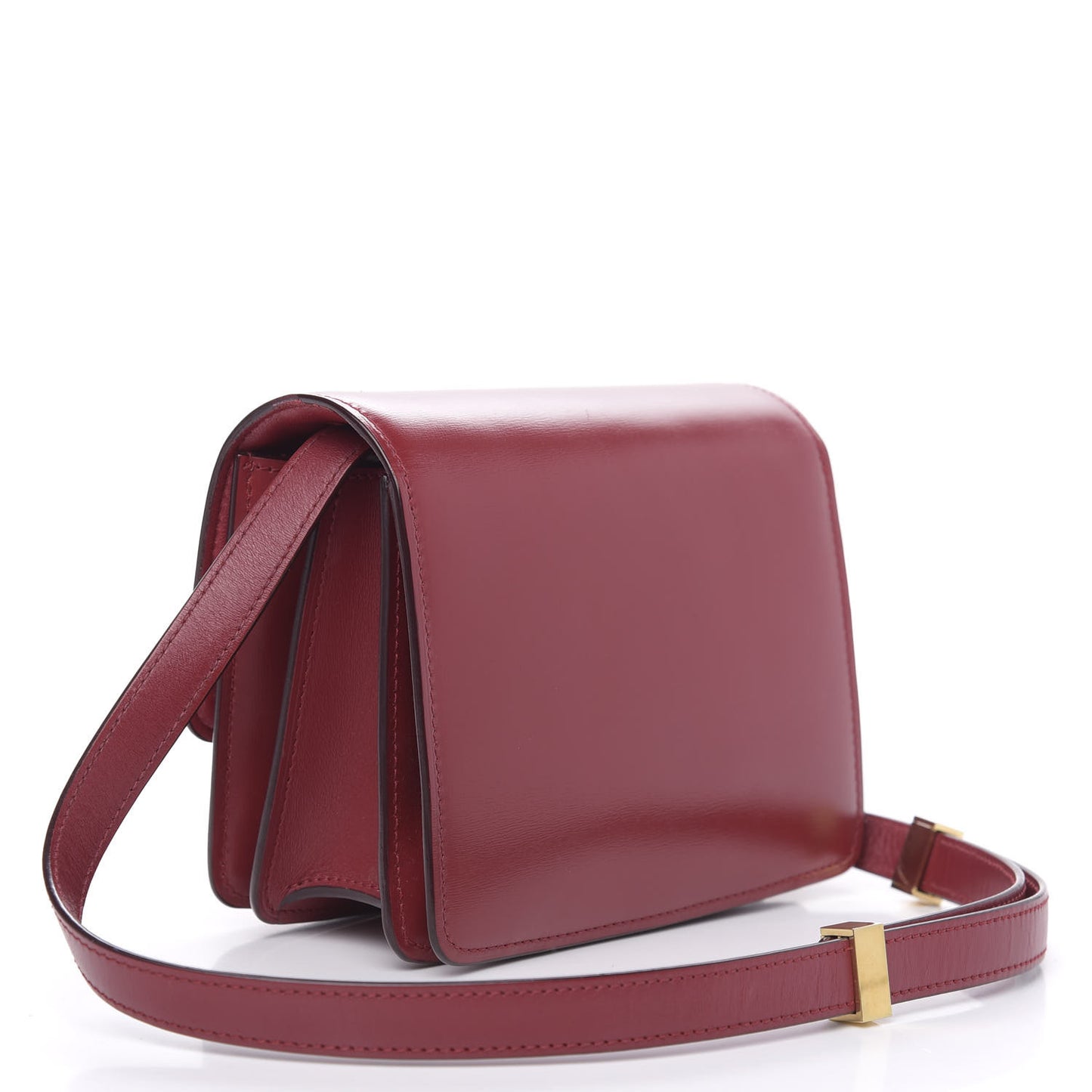 Box Calfskin Small Classic Box Flap Bag Red