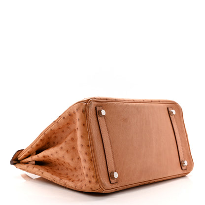 Hermes Ostrich Birkin 30 Sable 3 of 12
