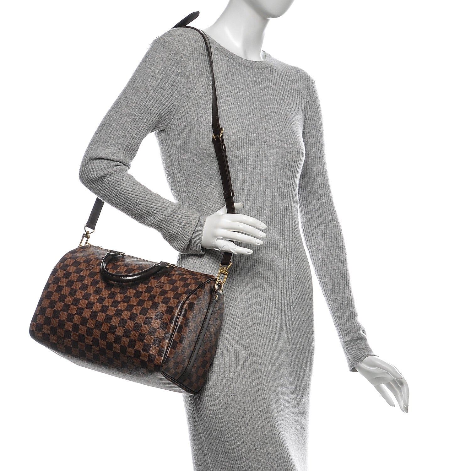 Louis Vuitton Damier Ebene Speedy Bandouliere 30 2 of 7