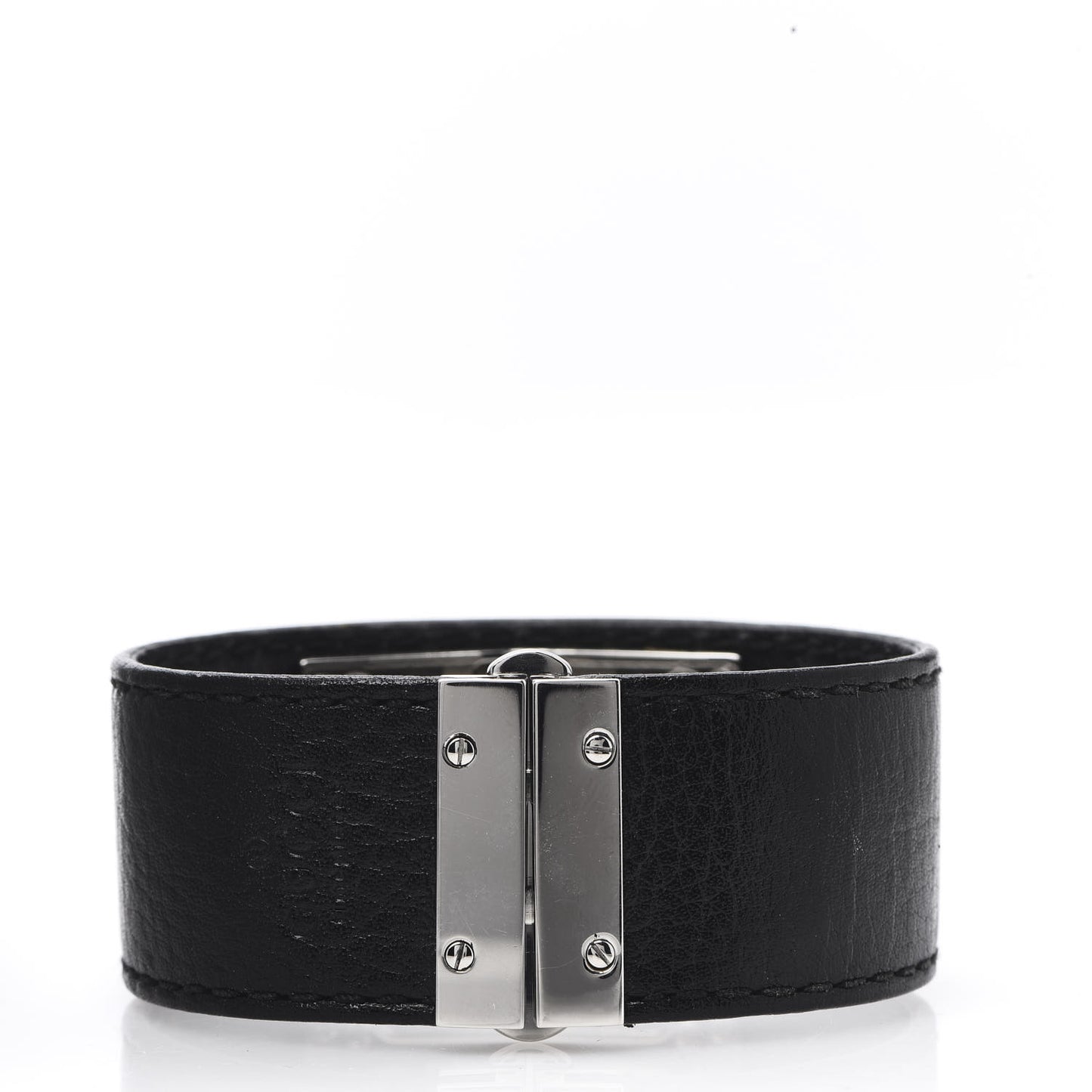 Stainless Steel Calfskin 18mm 7800S Quartz Watch Black