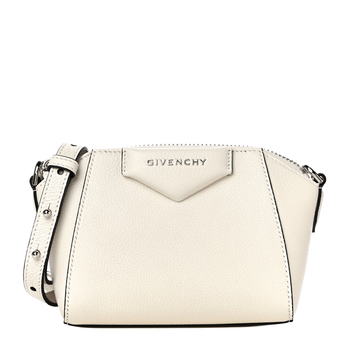 Sugar Goatskin Nano Antigona Ivory