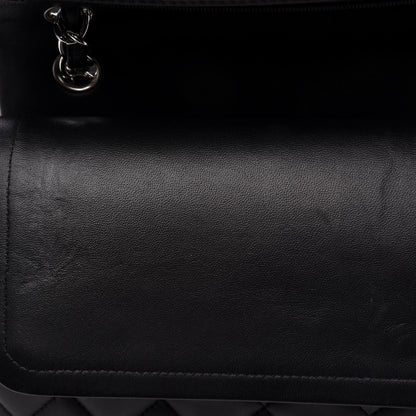 Chanel Lambskin Quilted Jumbo Double Flap Black 8 of 14