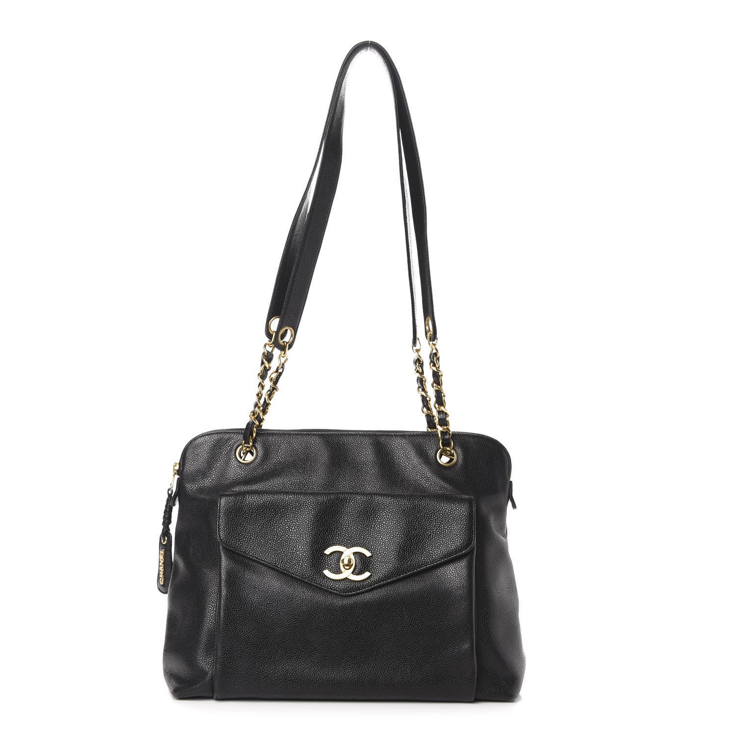 Chanel Caviar CC Shoulder Bag Black 1 of 12