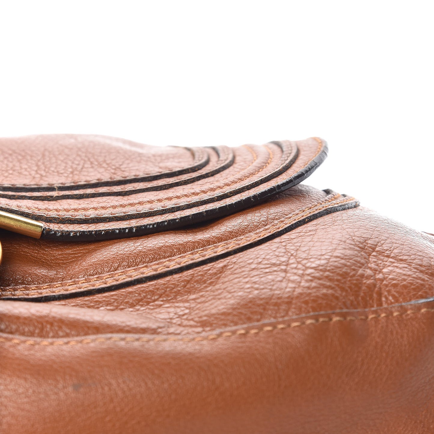 Calfskin Medium Marcie Satchel Tan
